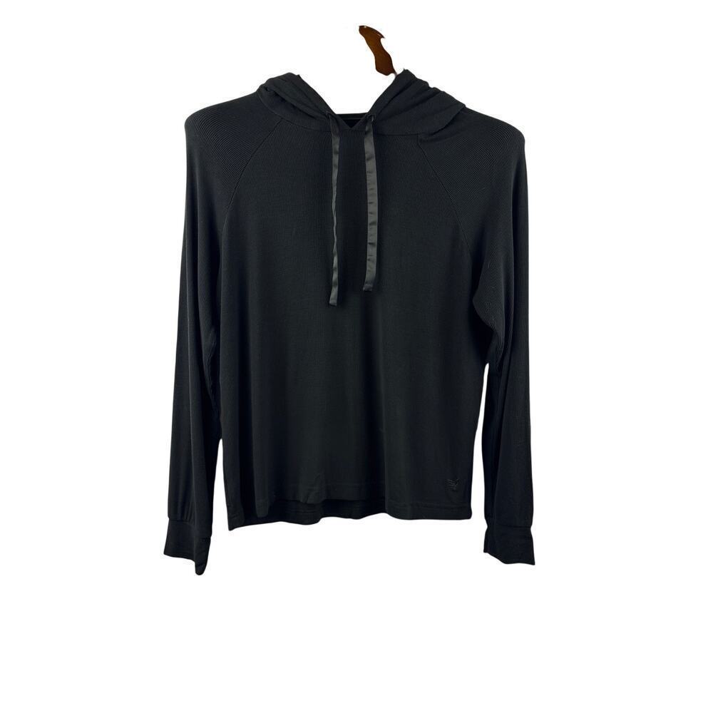 Women’s Cozy Earth Small Black Hoodie w/ Silk Drawstrings